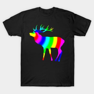 colorful deer, stag wild animal, hunting T-Shirt